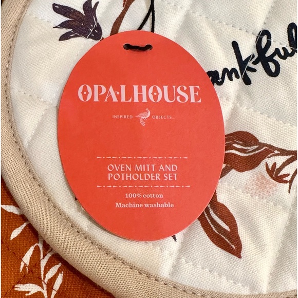 ๐๐HP๐Thanksgiving Hostess Set: 2 Potholders & 8 Fabric Turkey Coasters - Picture 3 of 6